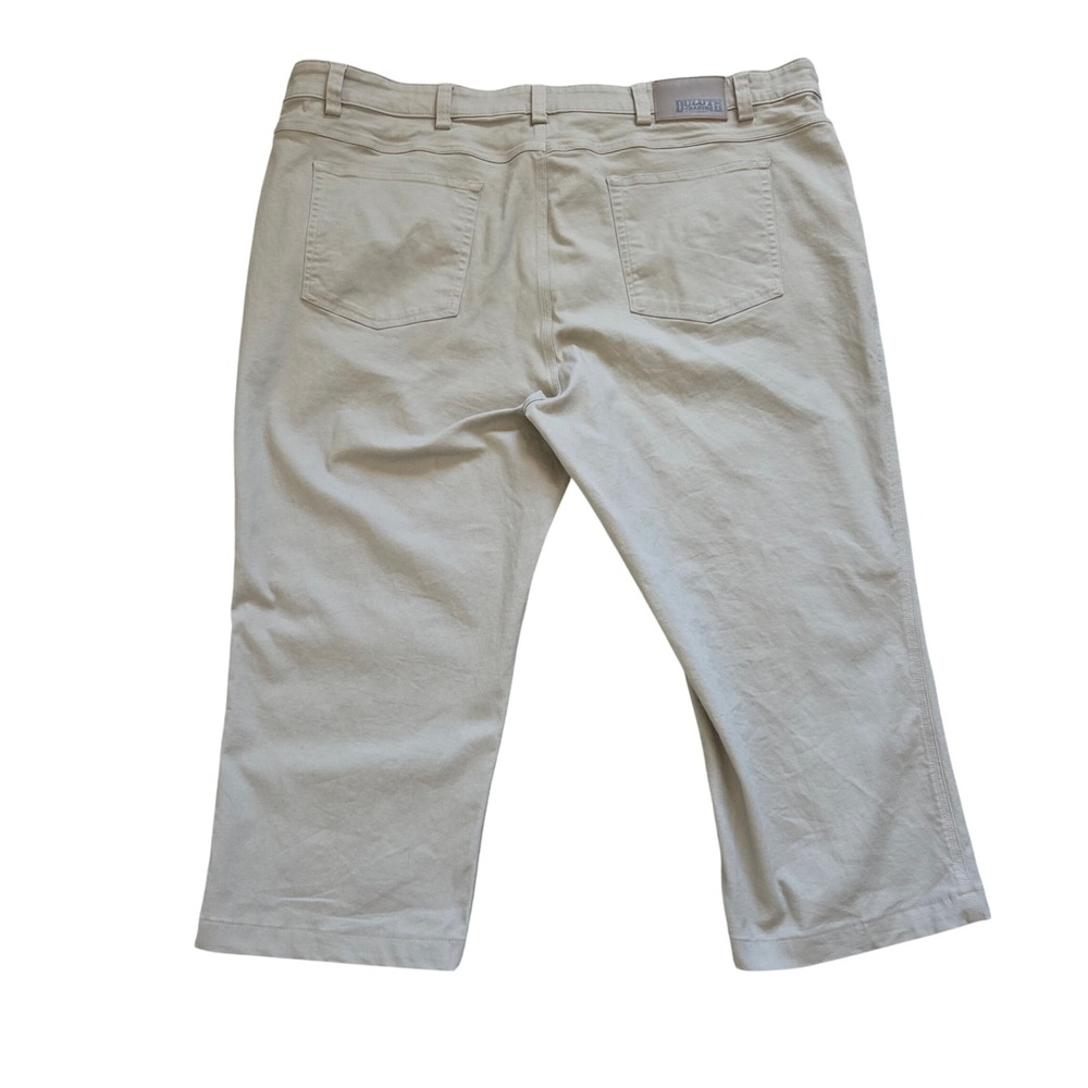 Duluth Trading Co Flex Fire Hose Relaxed Fit Pants Mens 46 x 2g Canvas Tan Khaki - Picture 8 of 8